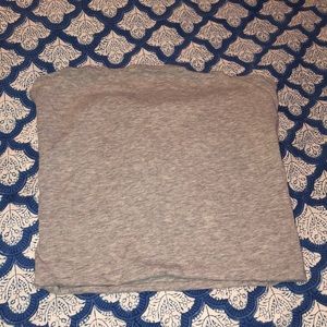Brandy Melville Grey Tube Top